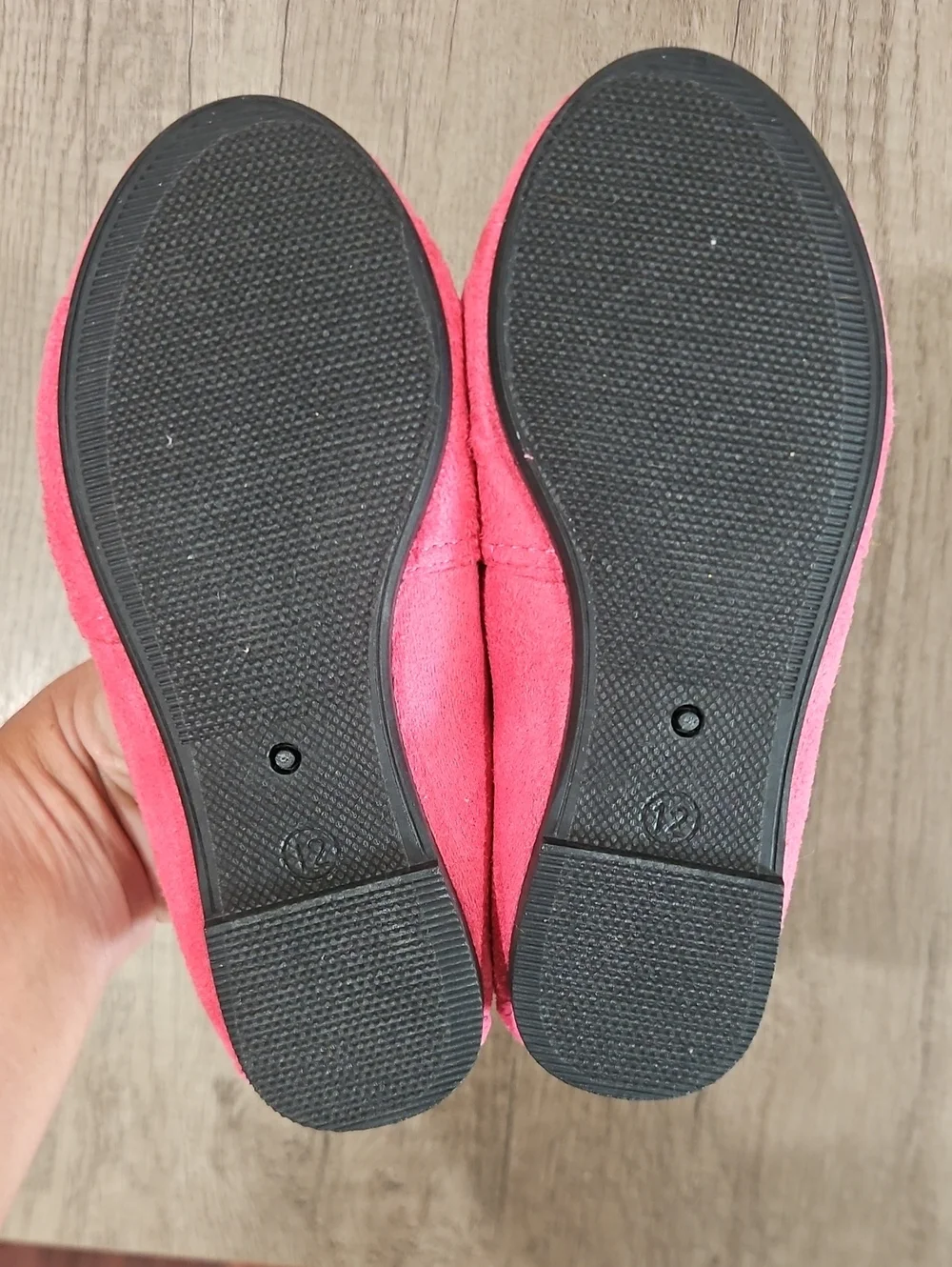 Bumble & Birdie NEW Girls Pink Bow Ballet Flats - Kids Shoes size 12